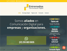 Tablet Screenshot of entremedios.com
